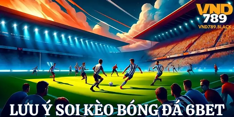 Soi kèo bóng đá 6BET cần nắm những lưu ý gì?